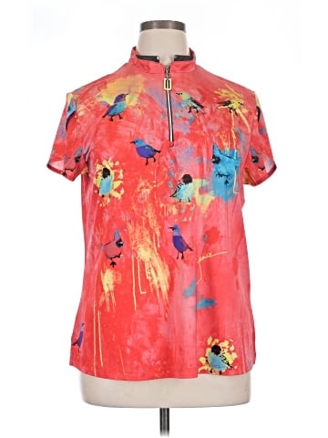 Jamie Sadock Short Sleeve Blouse (view 1)