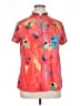 Jamie Sadock Pink Short Sleeve Blouse Size XL - photo 1