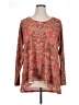 Soft Surroundings Brown Long Sleeve Blouse Size 1X - photo 1
