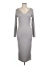 PrettyLittleThing Gray Casual Dress Size 12 - photo 1