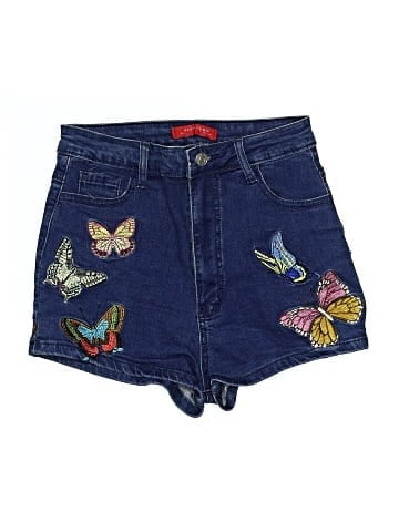 Signature 8 Denim Shorts (view 1)