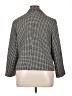 Coldwater Creek 100% Silk Houndstooth Gray Silk Blazer Size 14 (petite) - photo 2