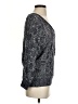 Bebe Paisley Silver Pullover Sweater Size XS - photo 4