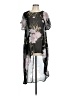 Meraki 100% Polyester Floral Black Casual Dress Size L - photo 1