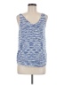 Nic + Zoe Blue Sleeveless Top Size M - photo 1