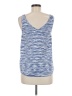 Nic + Zoe Blue Sleeveless Top Size M - photo 2