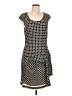 Max Studio Houndstooth Black Cocktail Dress Size L - photo 1