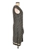 Max Studio Houndstooth Black Cocktail Dress Size L - photo 4