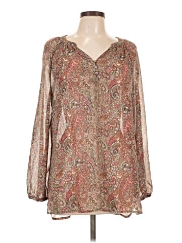 Liz Claiborne Long Sleeve Blouse (view 1)
