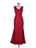 Xscape Floral Red Cocktail Dress Size 12 - photo 1