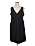 Eddie Bauer Solid Black Casual Dress Size XL - photo 1