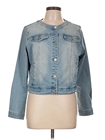 Allegra K Denim Jacket (view 1)