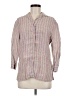 Max Mara Tweed Pink 3/4 Sleeve Button-Down Shirt Size 8 - photo 1