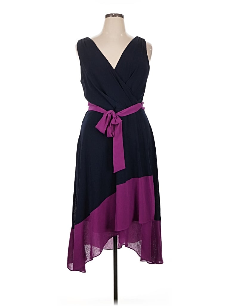 Pre-owned Dkny Cocktail Dress In Purple