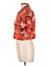 Forever 21 Tropical Orange Short Sleeve Blouse Size L - photo 5