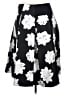 Lane Bryant 100% Polyester Floral Black Formal Skirt Size 16 - photo 2