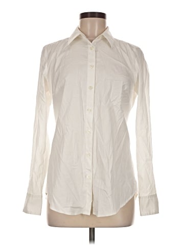 Ann Taylor Long Sleeve Button-Down Shirt (view 1)