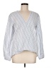 Remade Blue Long Sleeve Blouse Size M - photo 1