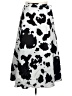Unbranded 100% Polyester Print Gray Casual Skirt Size XL - photo 1