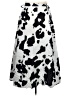Unbranded 100% Polyester Print Gray Casual Skirt Size XL - photo 2
