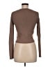 Edge Solid Tan Brown Cardigan Size M - photo 2