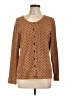 Charter Club Polka Dots Brown Cardigan Size L - photo 1