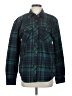 Eddie Bauer 100% Cotton Plaid Teal Jacket Size S - photo 1