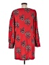 Ann Taylor LOFT Paisley Red Casual Dress Size 6 - photo 2
