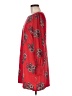 Ann Taylor LOFT Paisley Red Casual Dress Size 6 - photo 5
