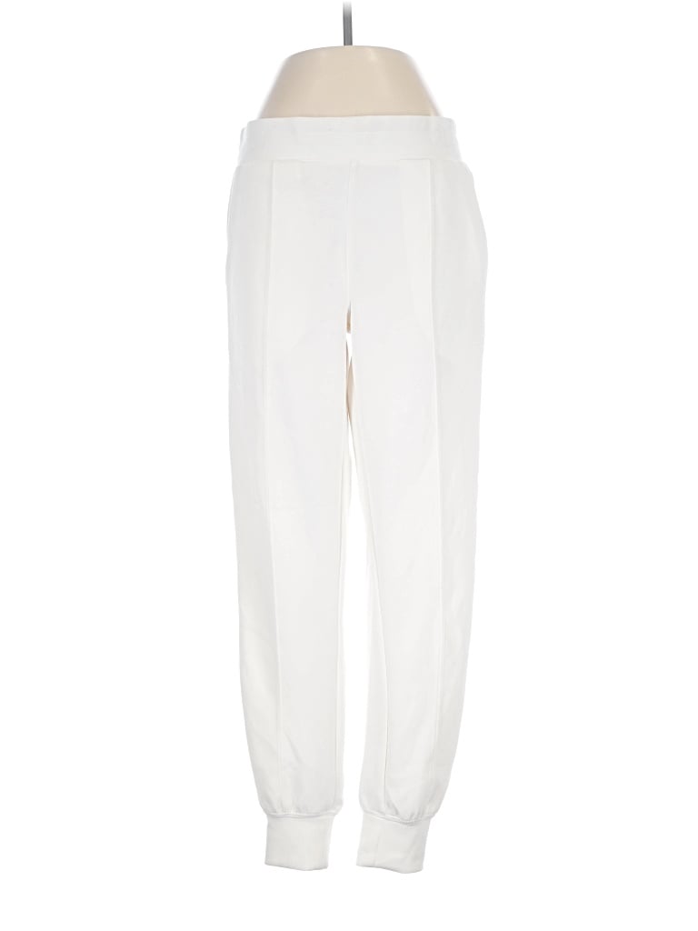 Pre-owned Cable & Gauge Track Pants In Ivory