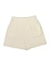 Famulily 100% Polyester Solid Ivory Shorts Size L - photo 1