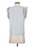 Zara Silver Sleeveless T-Shirt Size S - photo 2