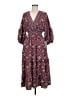 Max Studio Paisley Burgundy Casual Dress Size M - photo 1