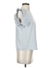 Zara Silver Sleeveless T-Shirt Size S - photo 4