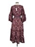 Max Studio Paisley Burgundy Casual Dress Size M - photo 2