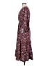 Max Studio Paisley Burgundy Casual Dress Size M - photo 5
