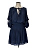 Ramy Brook 100% Polyester Blue Casual Dress Size L - photo 1