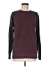 Gap Color Block Burgundy Pullover Sweater Size M - photo 1