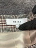 Reiss Plaid Gray Formal Skirt Size 0 - photo 4