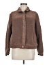 Falls Creek 100% Polyester Brown Faux Fur Jacket Size M - photo 1
