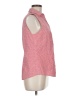 Talbots Polka Dots Pink Sleeveless Button-Down Shirt Size 8 - photo 4