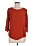 Veronica M. 100% Polyester Orange 3/4 Sleeve Top Size M - photo 1