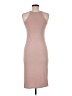 Leith Solid Tan Casual Dress Size M - photo 2