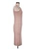 Leith Solid Tan Casual Dress Size M - photo 4