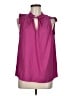 Ann Taylor LOFT 100% Polyester Pink Sleeveless Blouse Size M - photo 1