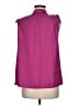 Ann Taylor LOFT 100% Polyester Pink Sleeveless Blouse Size M - photo 2