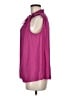 Ann Taylor LOFT 100% Polyester Pink Sleeveless Blouse Size M - photo 5