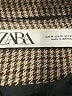 Zara Houndstooth Brown Blazer Size M - photo 6