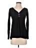 Cynthia Rowley Black Long Sleeve Top Size S - photo 1