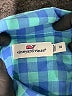 Vineyard Vines Checkered-gingham Blue Long Sleeve Button-Down Shirt Size 14 - photo 7